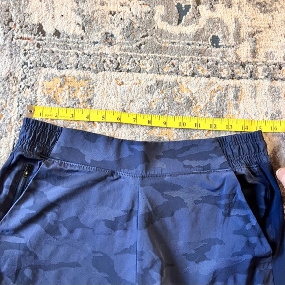 ATHLETA Brooklyn Textured Joggers Blue‎ Camo Size 10 - Picture 6 of 10